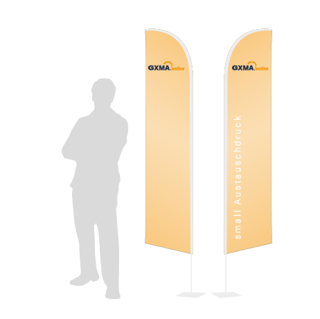 Beachflag Wind Austauschdruck | Small (260 cm) | beidseitig bedruckt