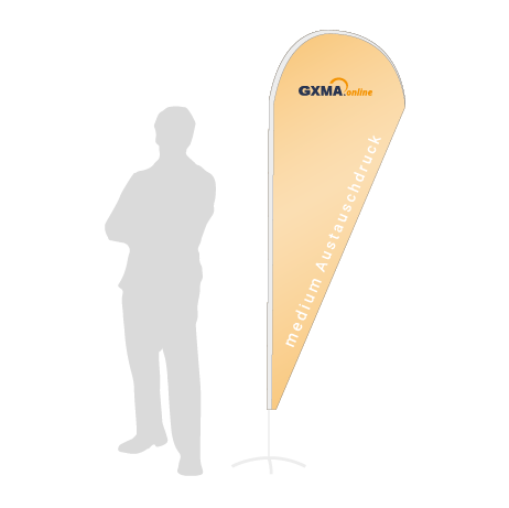 Beachflag Drop Austauschdruck | Medium (280 cm) | einseitig bedruckt